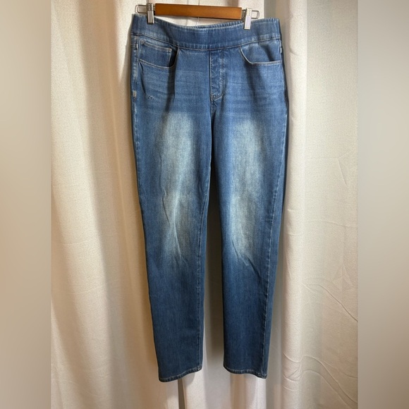 Soft surroundings pull on jeans size medium‎ tall 0434 - Picture 1 of 10